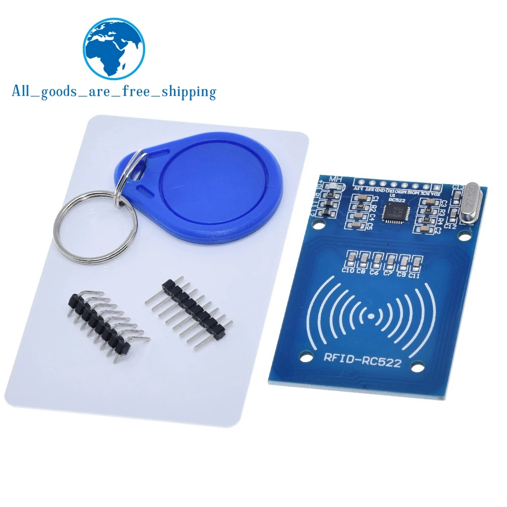 TZT MFRC-522 RC-522 RC522 Antenna RFID IC Wireless Module For Arduino IC KEY SPI Writer Reader IC Card Proximity Module