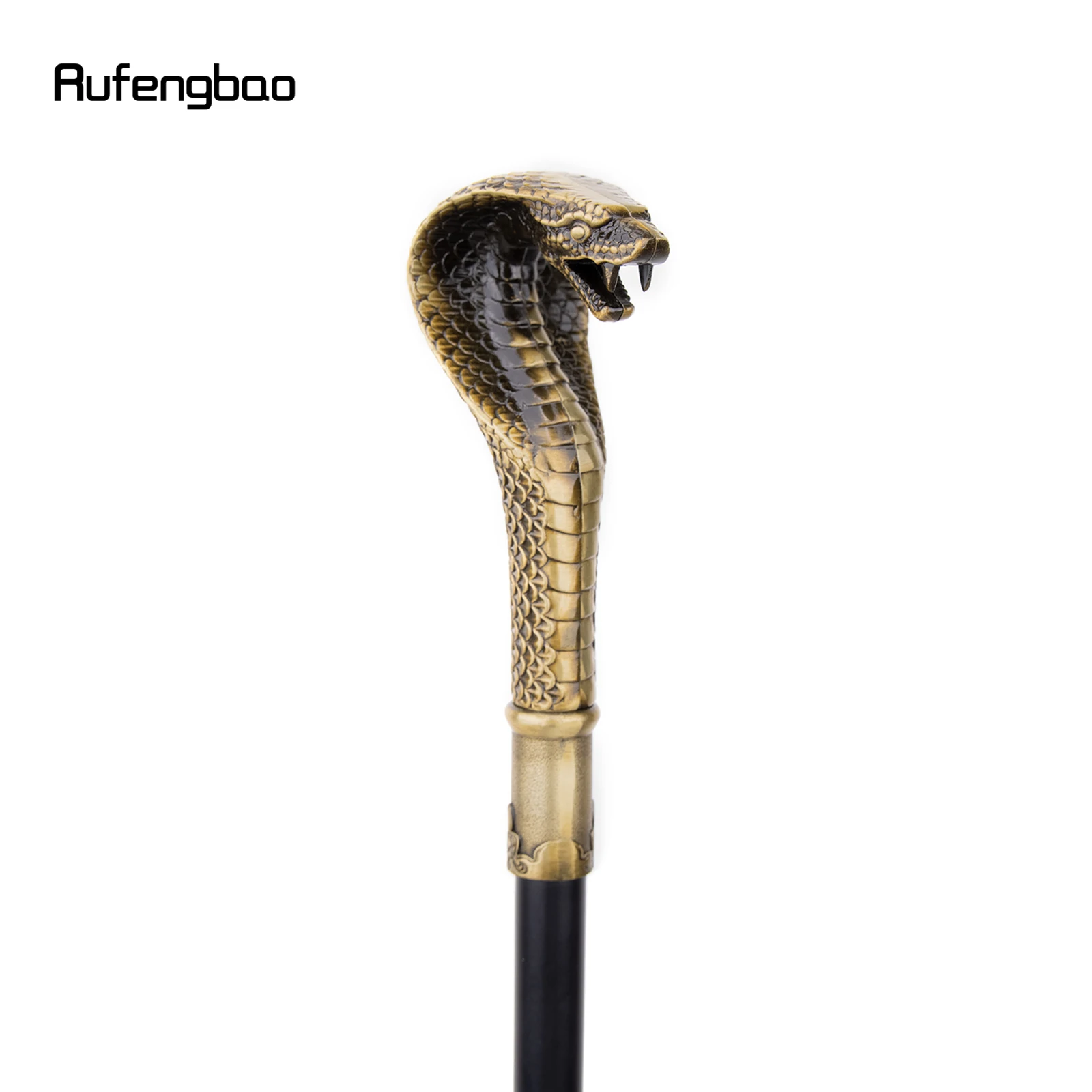 Bronze Luxury SNAKE Handle Walking Stick ซ่อนแผ่นป้องกันตัวเองแฟชั่น Cane แผ่นคอสเพลย์ Crosier Stick 93 ซม