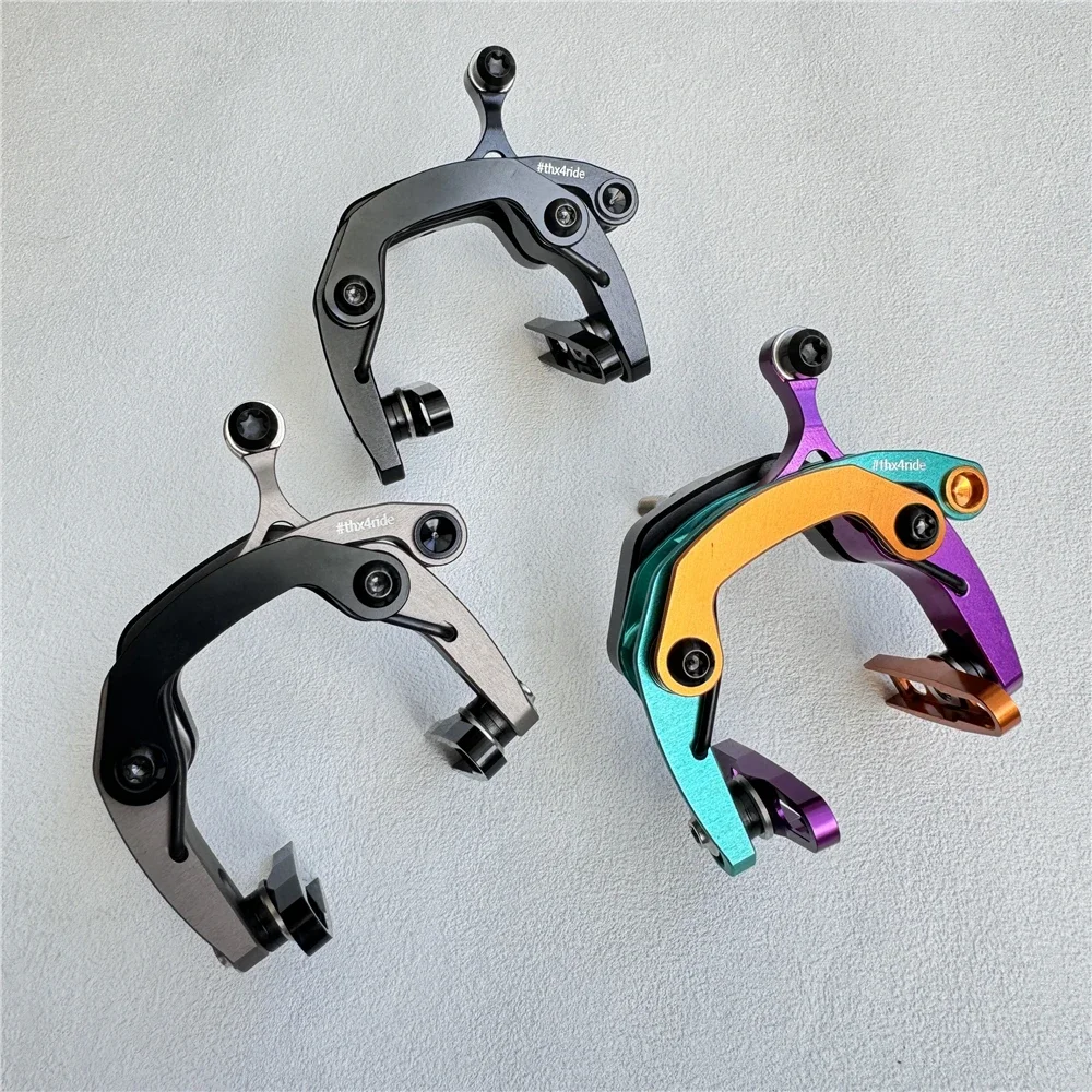 Thx4ride Folding Bike Brake Bicycle Brake V-Brake Caliper For Brompton Use Only 100g Ultra Light weight