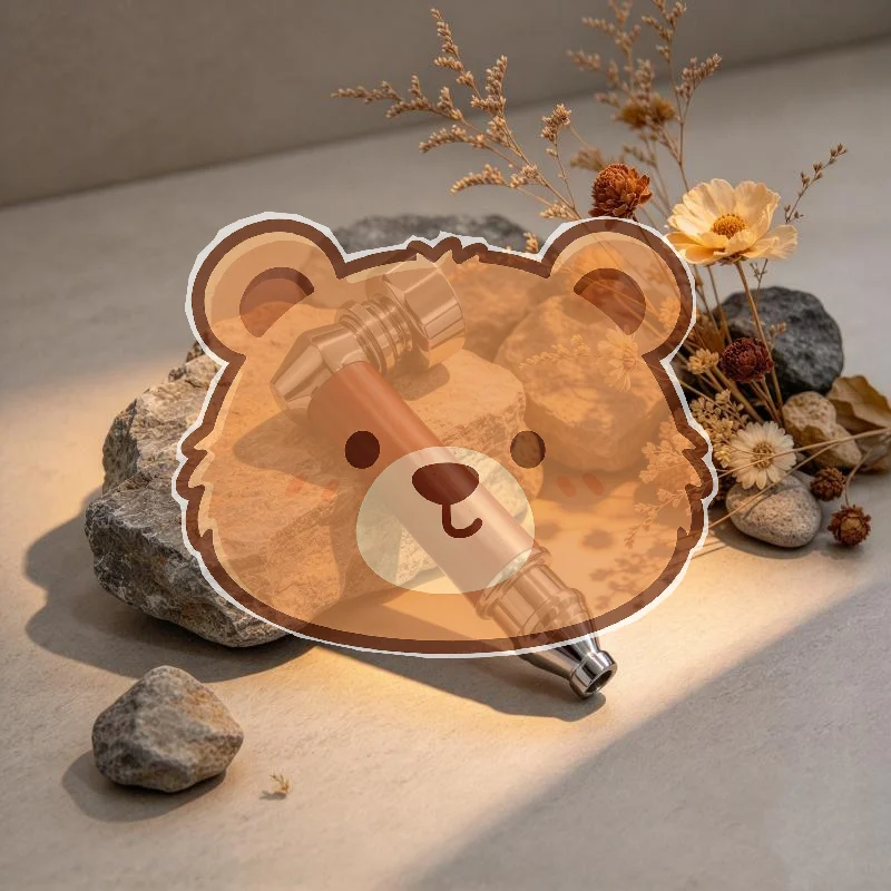 Wood Grain Pipe Replica Statue Vintage Desktop Ornament Classic Design Craft for Living Room Display Hobby Collectors Gift