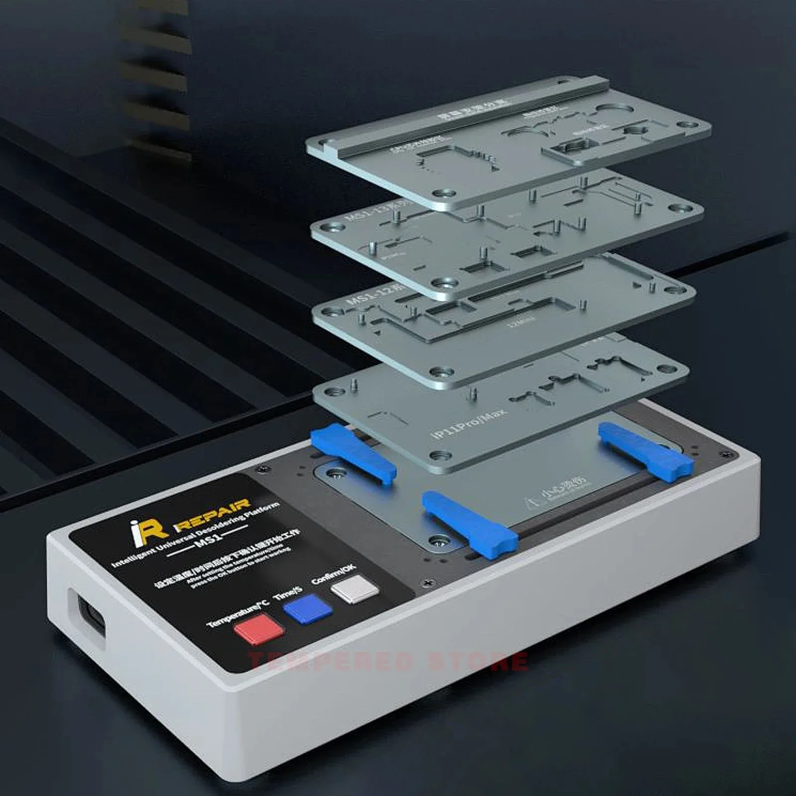 MJ iRepair MS1 Desoldering Platform Heating Station For iPhone 11 12 13 14 15 Series Screen Stand Separation Motherboard Repair