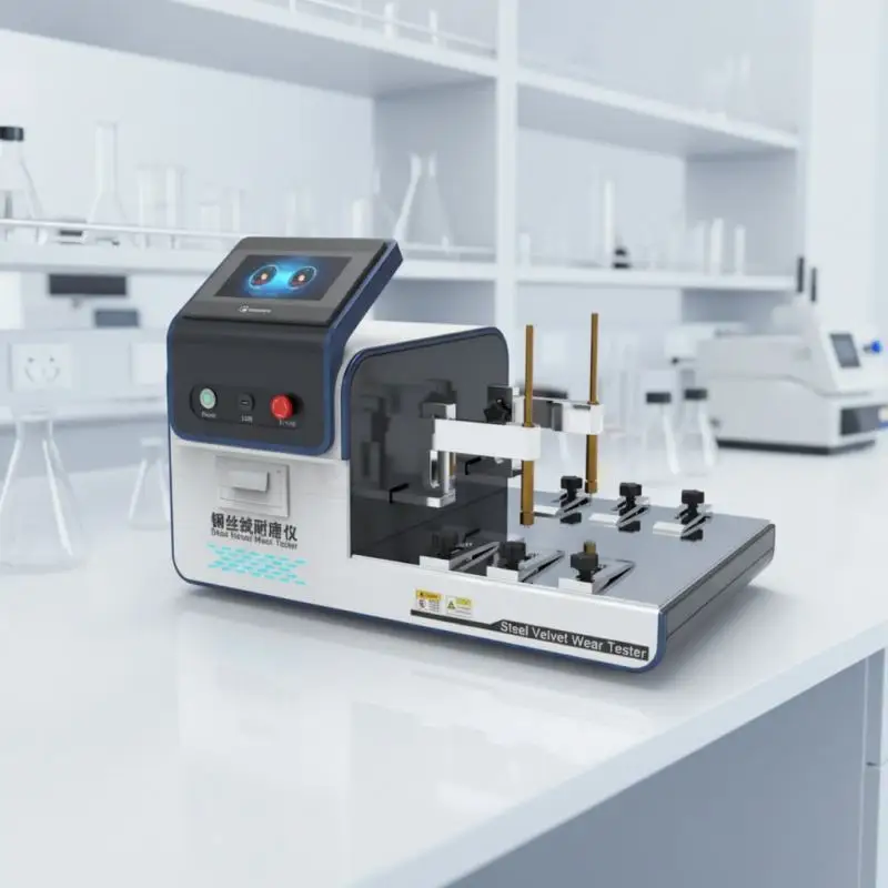 ASTM F2496 ISO 1518 Steel Velvet Wear Test Machine Alco hol Abrasion Tester Non-conductive Coatings Wear Resistance Test Device