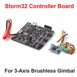 Storm32 BGC 32Bit 3-Axis STM32 Controller cardanico senza spazzole V1.31 DRV8313 Driver motore doppio giroscopio per RC Gimbal FPV Drone Toy