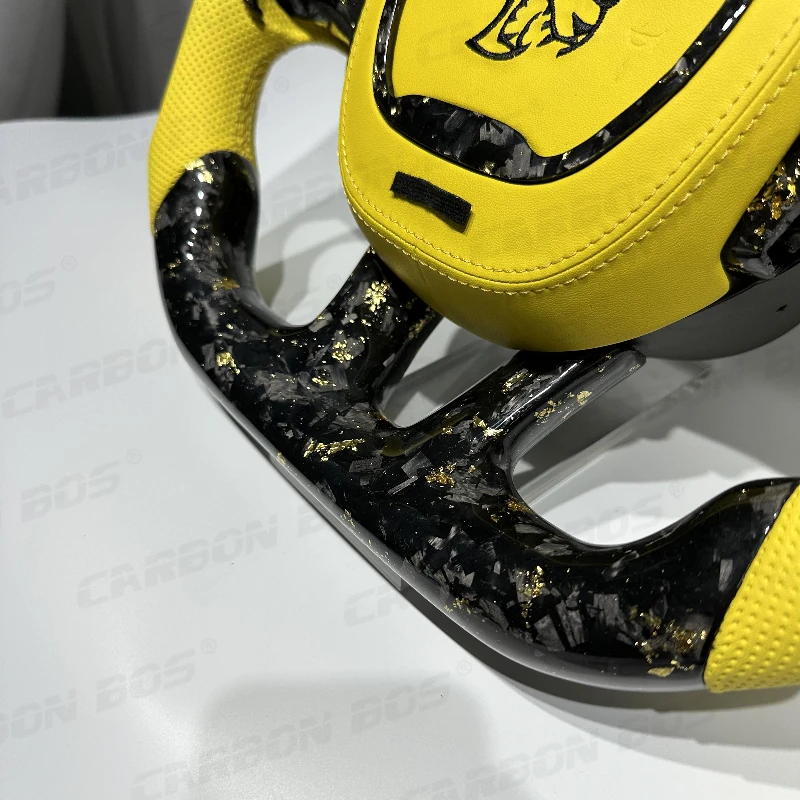 ForLuxury Custom Carbon Steering Wheel for Dodge Challenger Charger RT Jeep Track Hawk Durango SRT Scat Pack 392 Super Bee Hellc