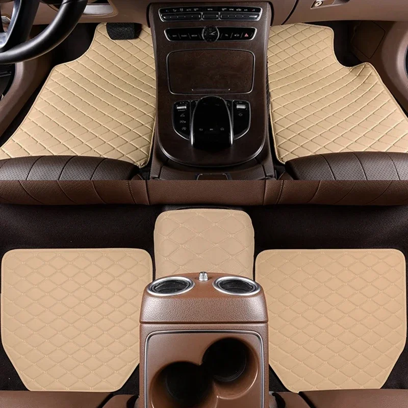Auto Vloermatten 5 Stuks Universele Kwaliteit PU Leer Waterdichte Auto Voet Pad Protector Auto-interieur Auto-interieur Accessoires