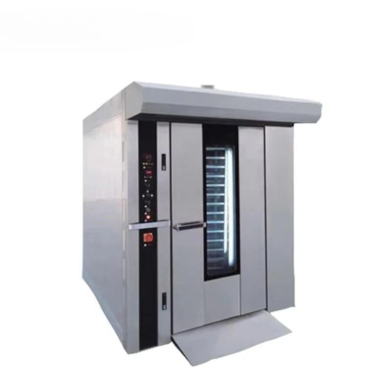 Wholesale Hot Style 32 Trays Large Size Industrial Baking Equipment Bakery Bread Making Machine 64 Trays Rotary Oven