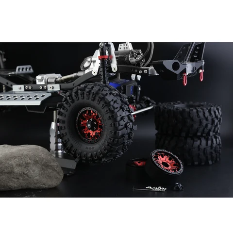 RS Мягкие Резиновые Шины 118x45 мм для RC Crawler 1:10 — пример использования