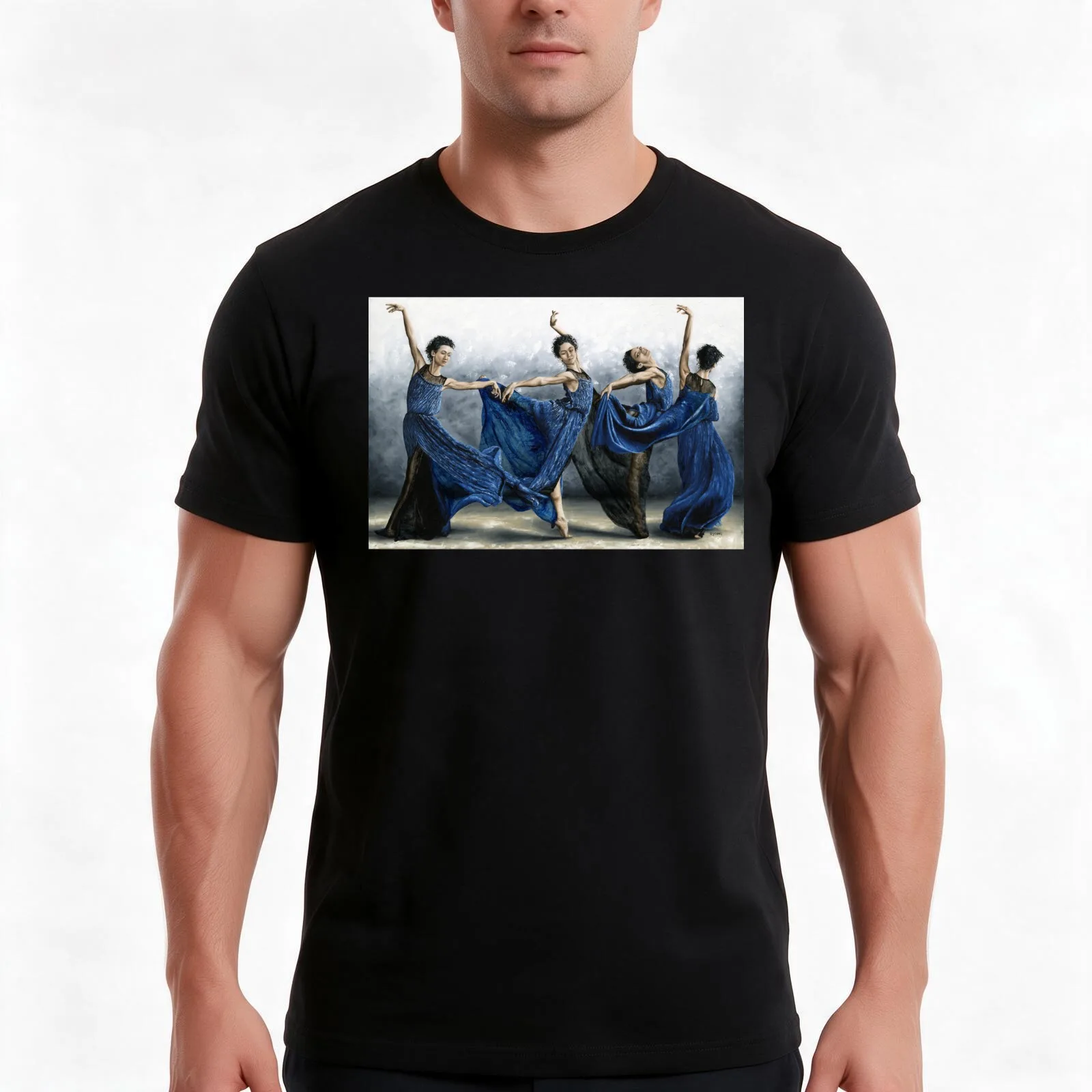 Sequential Dancer T-Shirt, Summer Casual Cotton Tee, Oversized Streetwear Tops, Vintage Graphic Print, Loose Fit Short Sleeve