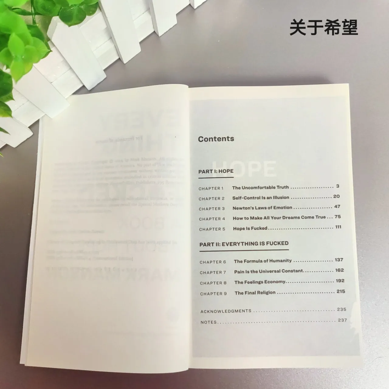 الفن الرقيق لعدم إعطاء Fake وكل شيء موجود بقلم كتاب تخفيف التوتر لإدارة النفس من مارك مانسون