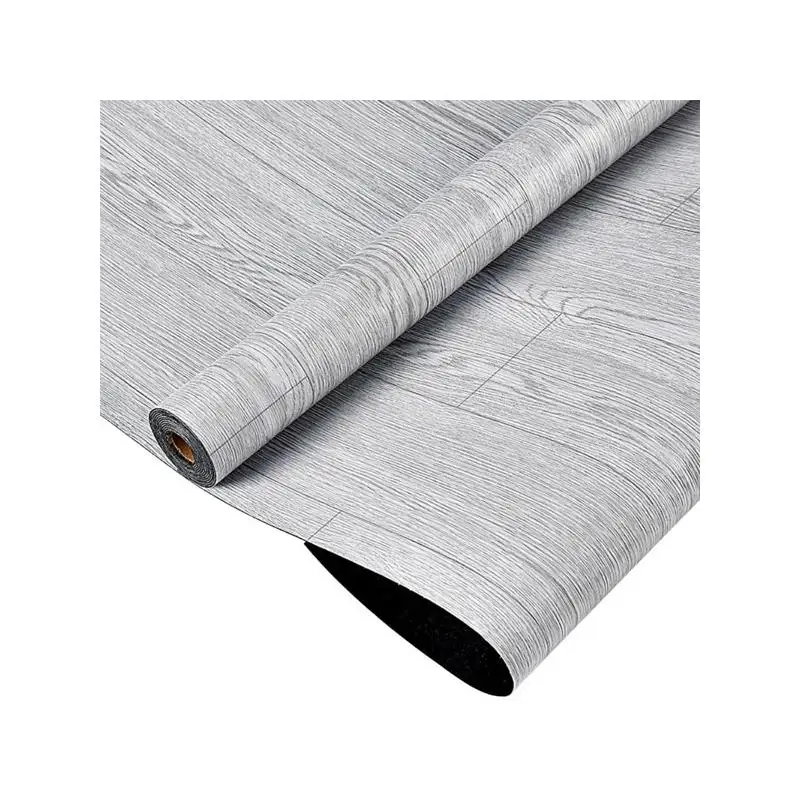 

3D Retro Peel and Stick Vinyl Flooring Roll, Wood Grain Design, Vinyl Plank Tiles for Bathroom, Kitchen, RV, Renter Friendly,