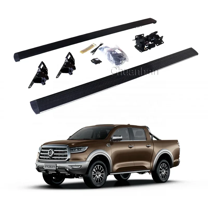 

Pickup Electric Tacoma Side Step for Great Wall POER 2019 2022 Power Side Foot Running Boards