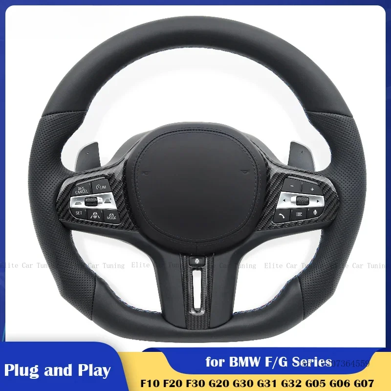 

Car Steering Wheel with Heat Vibration ACC 5AU Light for BMW F/G Series G05 G06 G07 G08 G11 G12 G20 G29 G30 G31 G32 F10 F20 F30