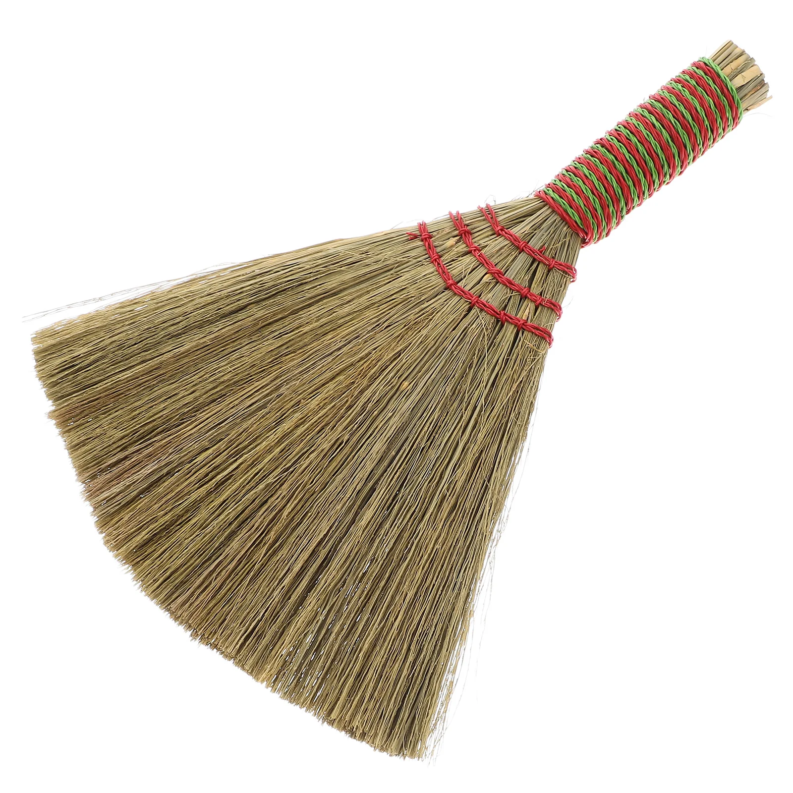 Desktop Broom Outdoor Whisk for Car Hand Brush Duster Small Straw Brooms Miscanthus with Wood Handle Corn Making Child