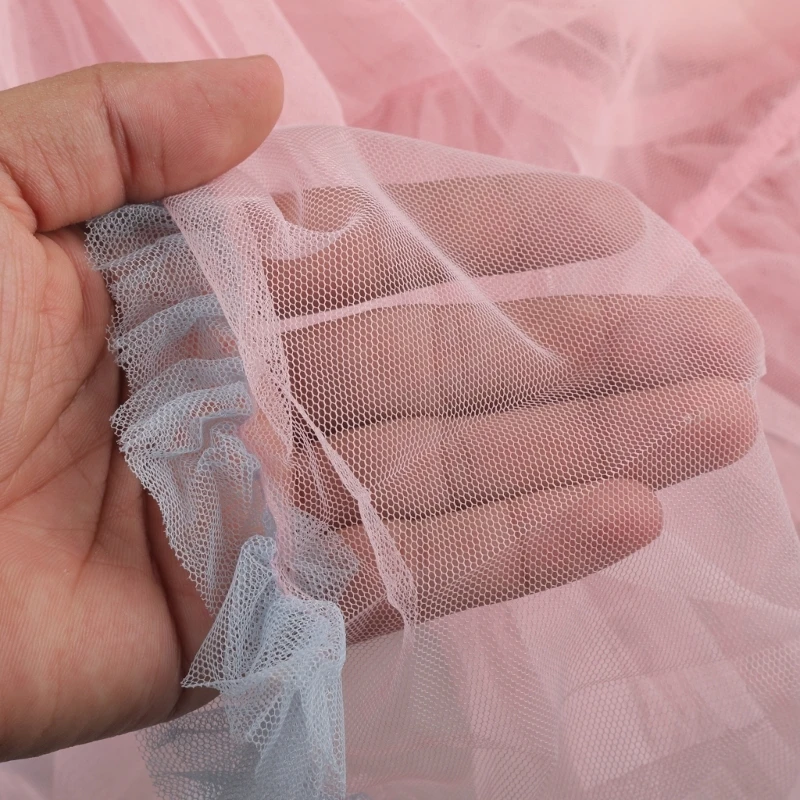 P9FE Frauen Elastische Taille Tüll Petticoat Regenbogen Wolke Tutu Pettiskirt – Detail 1