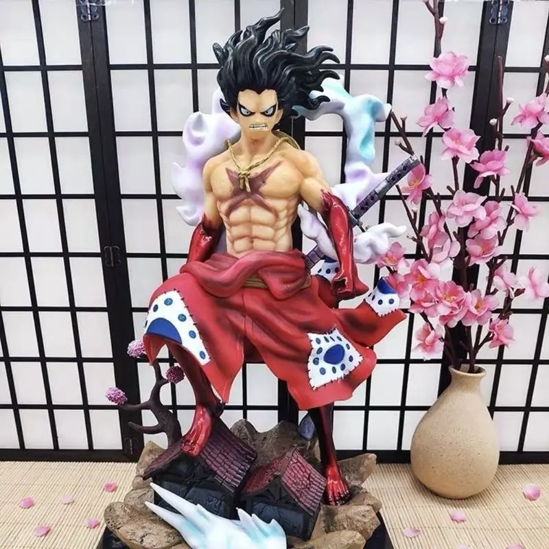 

One Piece Luffy Gear 4th King Kong Gun Anime Figure PVC Action Figure Collectible Model Decoration Children's Toy Gift Kids