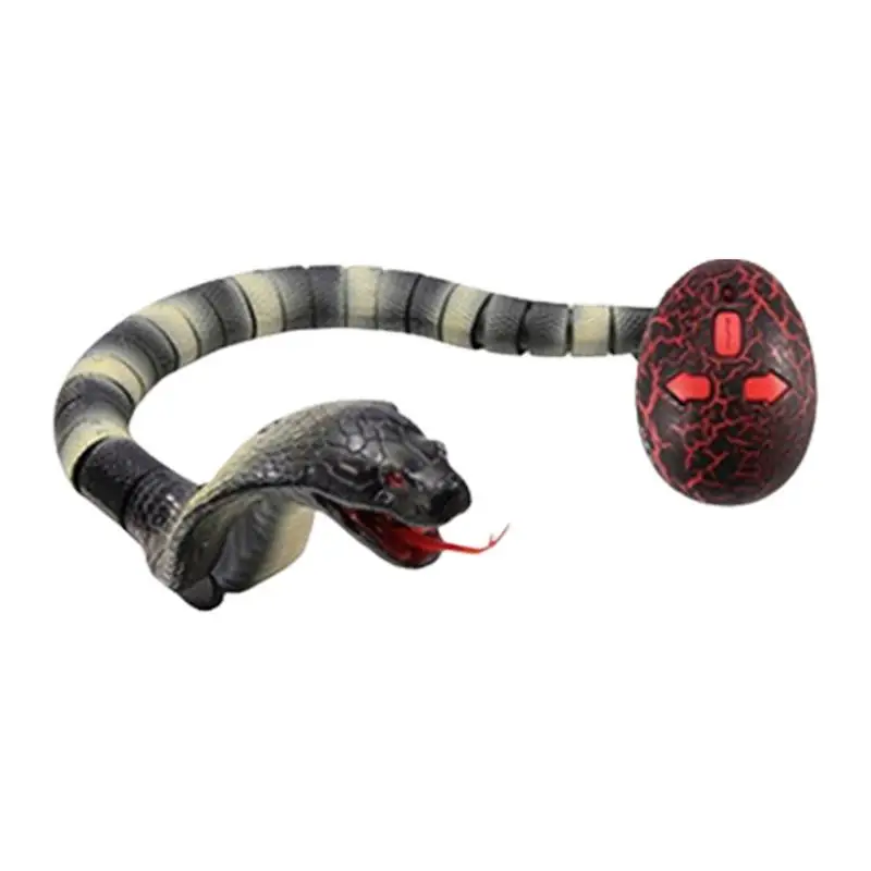 Remote Control Snake Toy Remote Control Pranks Fake Snake Toy RC Fake Rattlesnake Joke Prank Trick Toy For Traveling Parties