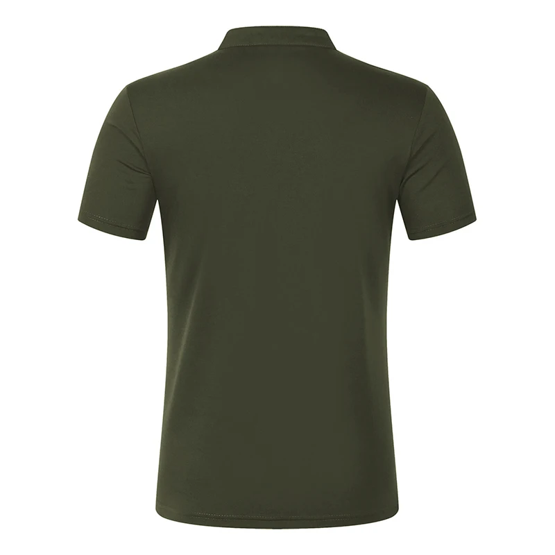 Herren Henley Poloshirt Kurzarm Knopfleiste Lässiges Oberteil mit Brusttasche Atmungsaktive Polyester-T-Shirts für den Täglichen Sommergebrauch – Detail 27