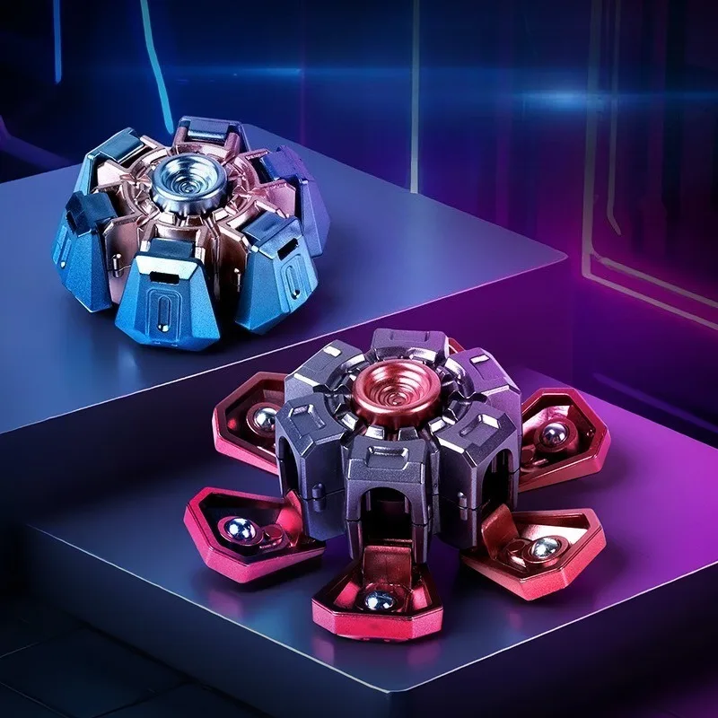 Creatieve EDC Hand Fidget Spinner Stress Relief Speelgoed Roterende Vingertop Gyroscoop Spinner Fidget Speelgoed voor Tieners Volwassen Kerstcadeau