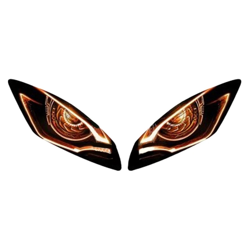 Motorcycle Front Fairing Headlight Sticker Protective Cover For YZF-R6 YZFR6 YZF R6 2006-2016 Gold