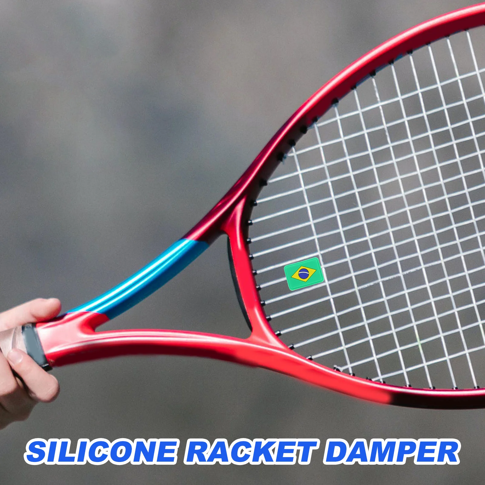 

6 Pcs Dampeners Tennis Racket Shock Absorber Absorbers Vibration for Rackets Damper