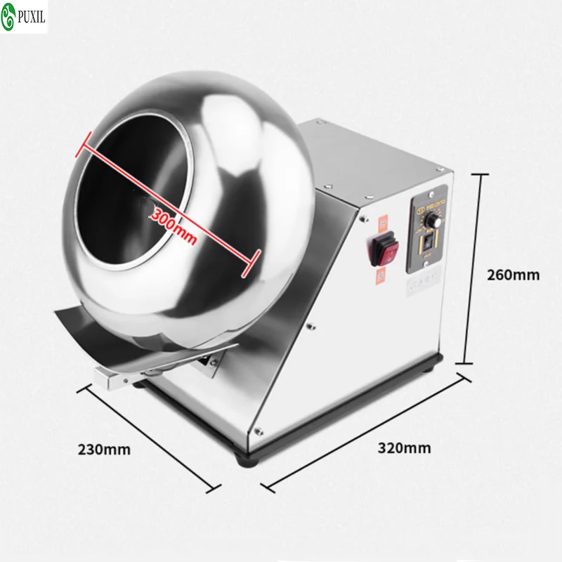 Traditional Chinese Medicine Coating Machine Pill Polishing Peanut Chocolate Candy Coating Machine Rolling Machine byReprendre d