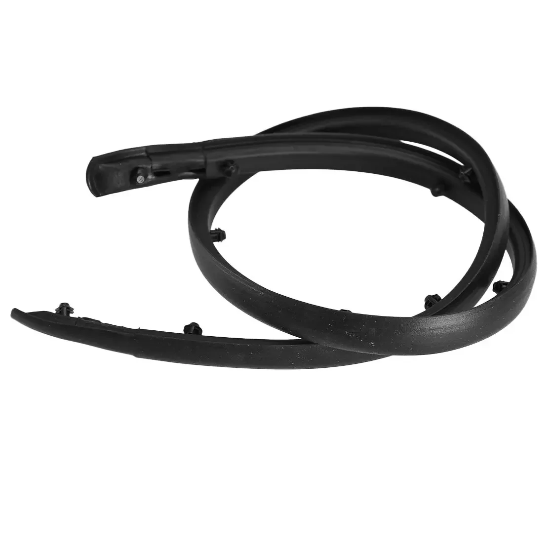 86357A7800 Front Bumper Hood Seal Strip Trim Molding Black Rubber Fit for Kia Forte 2017 2018