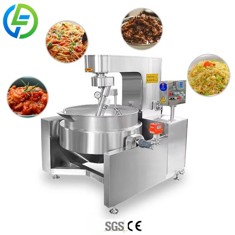 Customize Induction Jacketed Kettle Sugar Electric 300 Liter Jacket Kettle Mixer Steam Jacket Cooking Kettle 50-1000L