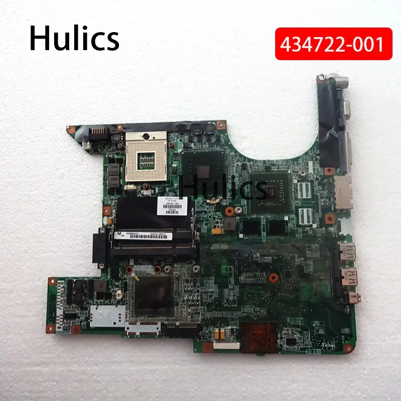 تستخدم Hulics 434722 -001 اللوحة الرئيسية للكمبيوتر المحمول HP Pavilion DV6000 DV6500 اللوحة الأم DA0AT6MB8E2 DDR2 اللوحة الرئيسية