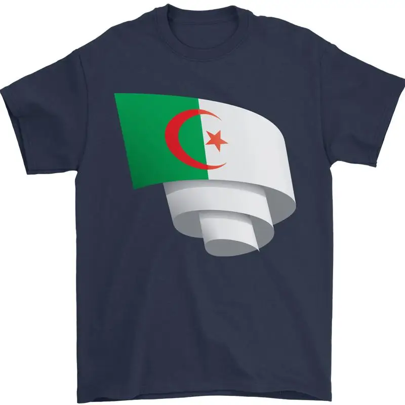

Krause Algerien Flagge Algerische Tag Fußball Herren 100% Cotton T shirt