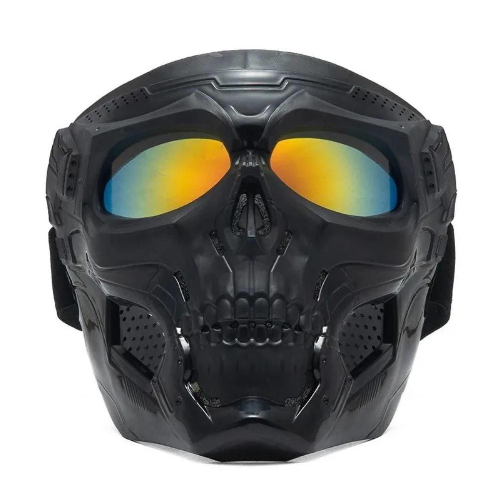 Riding Glasses Halloween Props Windproof Tactical Mask Motorcycle Skull Mask Wind Goggles Outdoor Sports 2025 New