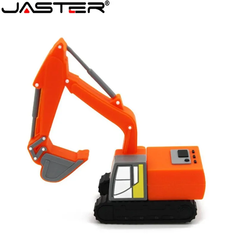 JASTER New truck model usb flash drive pen drive excavator special car pendrive 8gb 16gb 32gb 64gb memory stick real capacity
