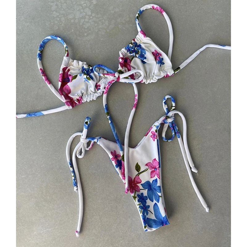 ソリッド水着 レディース ビーチウェア プリーツ包帯ビキニセット セクシービキニセット 2025 夏 ツーピース Tバック水着 ビキニ