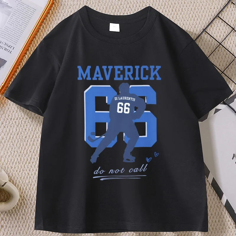 Maverick Off Campus T-Shirt Hockey Romance T Shirt Casual Round Neck Book Lover Tshirt Men Women Causal Cotton Printed Tshirt