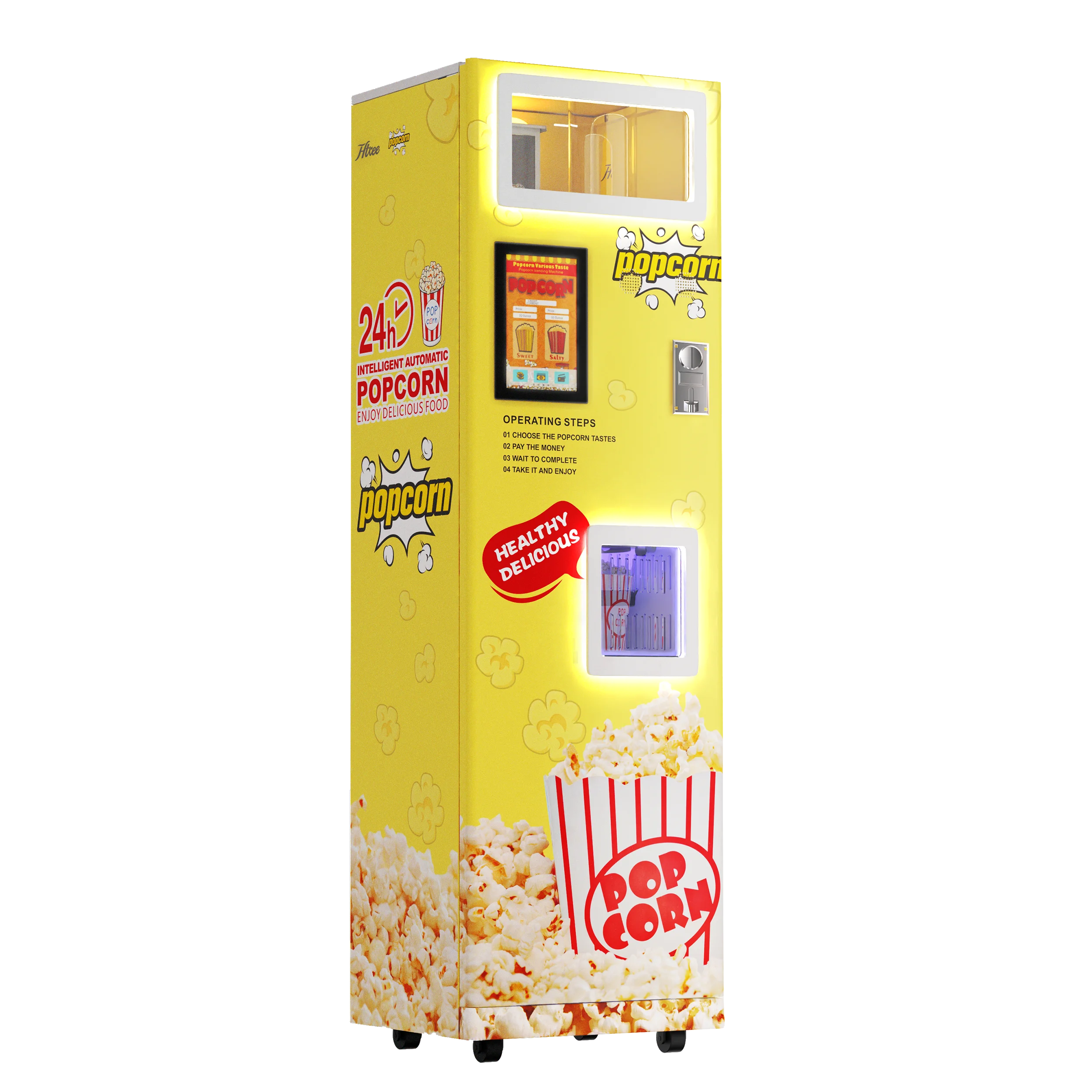 High Quality Electric Popcorn Vending Machine Commercial Catering Professional Popcorn Maker Machine Vending