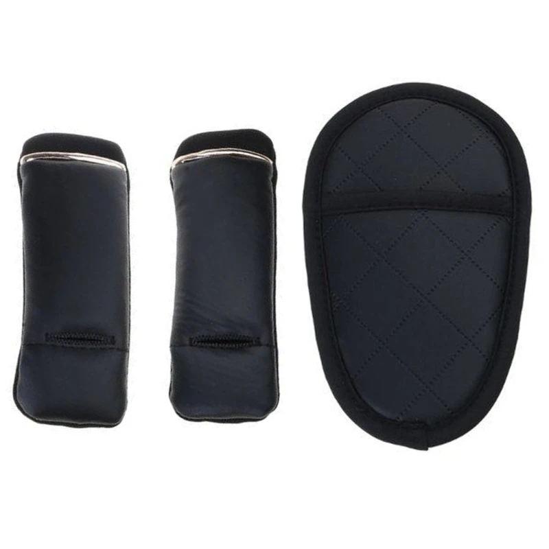 Protectores correa hombro ajustables, fácil limpiar, Funda Universal para cinturón cochecito, Juego 3 piezas, duradero para cochecitos