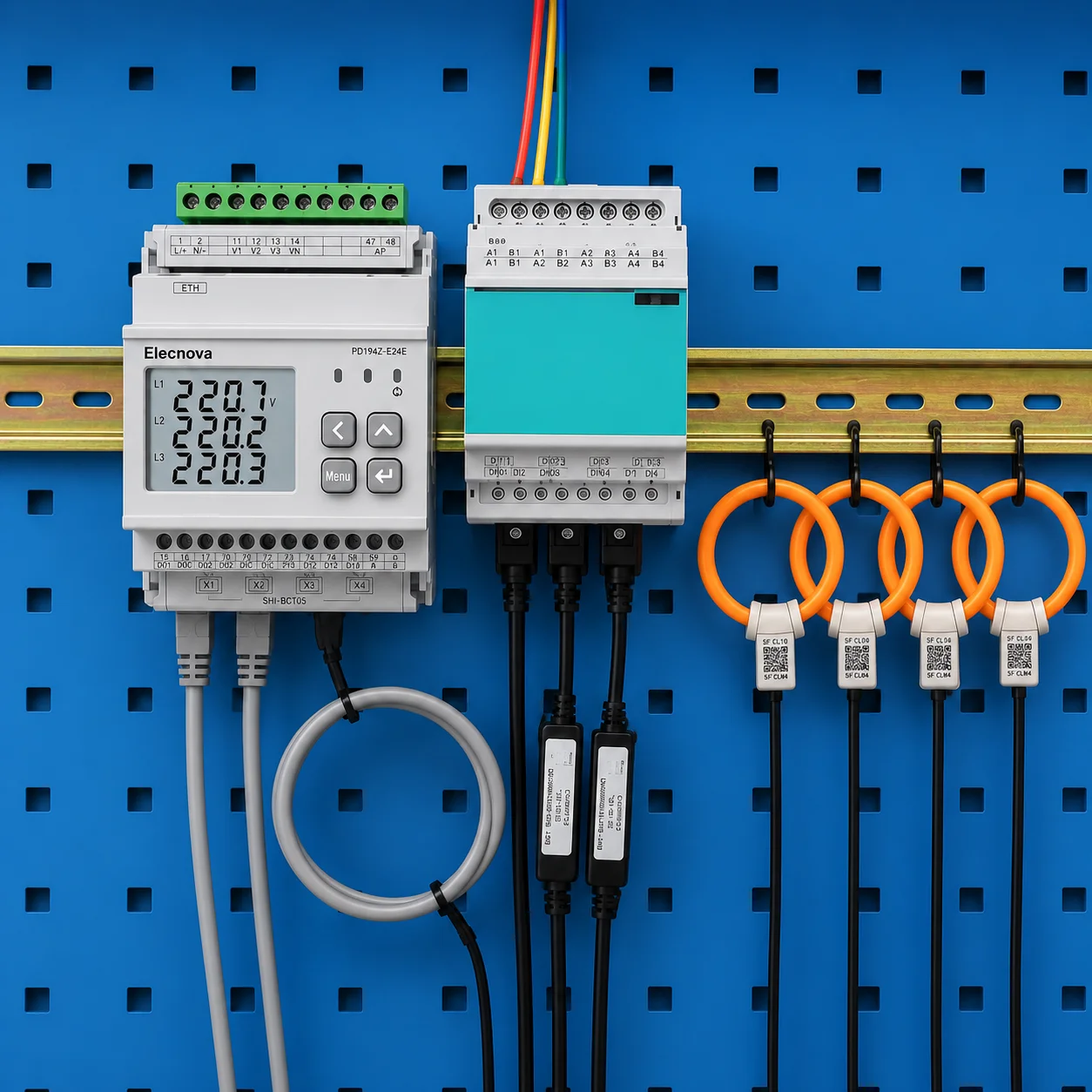 Smart Building Multi Channel Energy Meter for Industrial Energy Monitoring and Branch Circuit Power Management