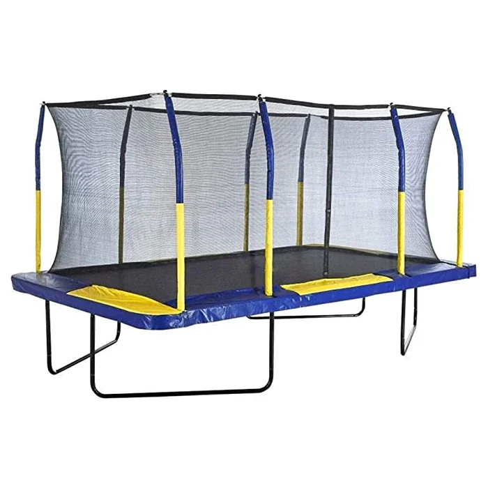 Zoshine  Rectangular Indoor Safety Net Trampoline for Kids Outdoor Gymnastic Rectangle Trampoline