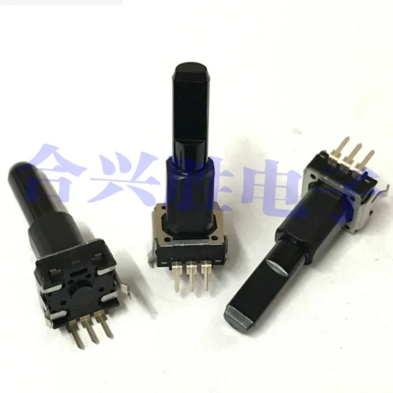 2PCS EC12 Type Rotary Encoder Without Positioning 24 Pulse Power Amplifier Audio Master Volume Adjustment Potentiometer