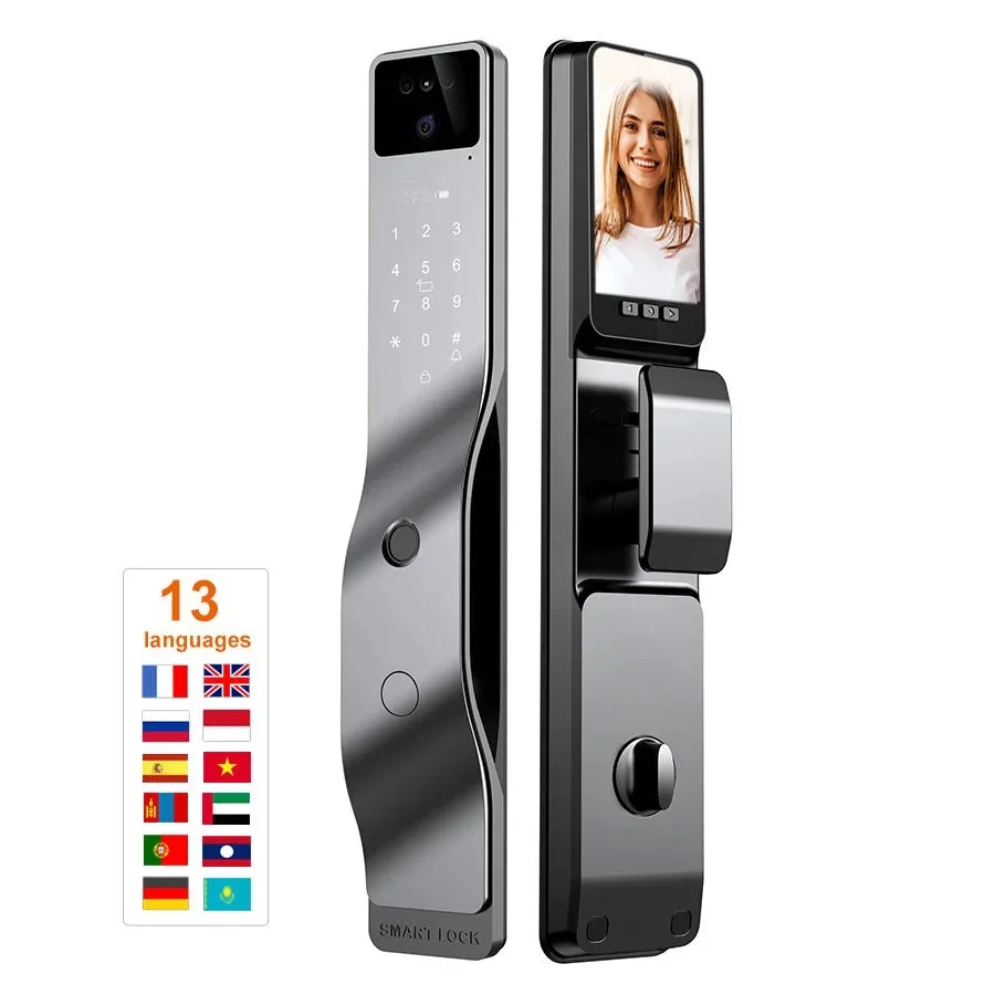 

Best Digital Keypad Lock 3D Face Smart Door Lock Security Electronic Door Lock With Camera