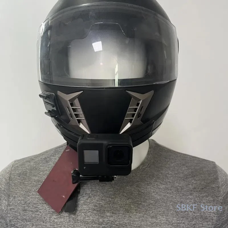 

Motorcycle Helmet Chin Stand Mount Holder For Action Camera 5 4 Full Face Holder For 13 12 11 10 9 8 Action Camera Accessory