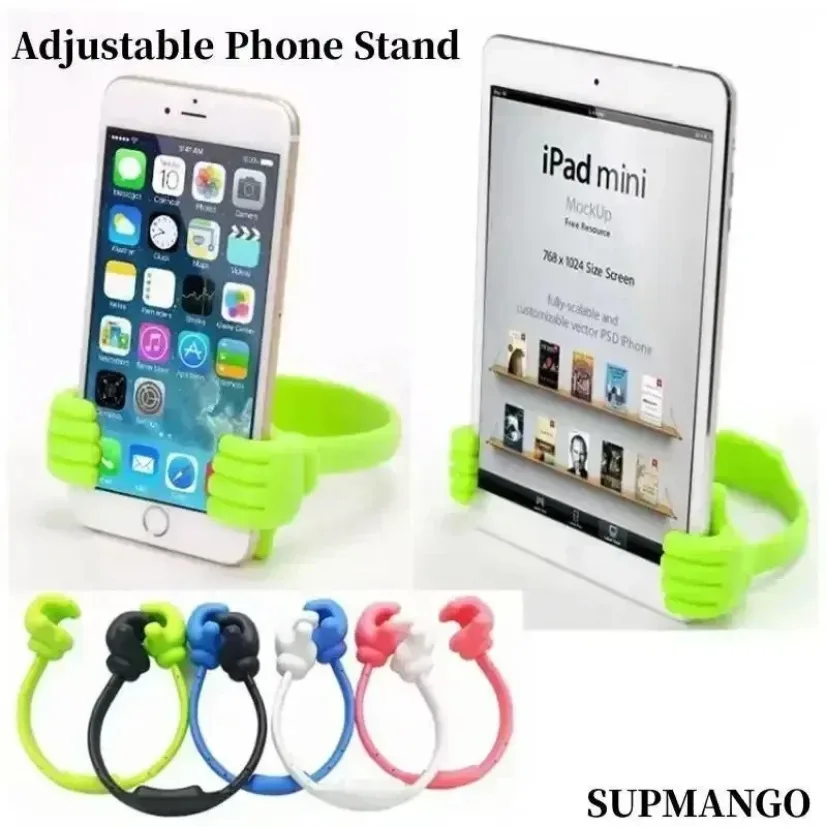 Adjustable Lazy Desk Universal Flexible Tablet Smartphone Stand Thumbs Cell Phone Stand Holder Holder For iPhone Samsung Xiaomi