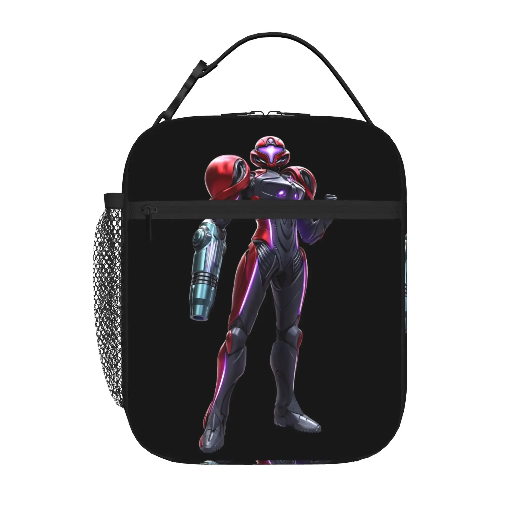 1 Piece For Students Food Container Stand Portable Pocket Metroid Prime 4 Beyond Zipper Closure Aluminum Foil Food Pouch