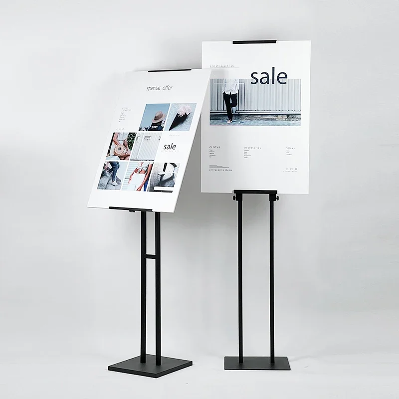 Kt Board Vertical Floor-standing Display Stand Poster Advertising Retractable Bracket Wedding Road Guide Arch Display Stand