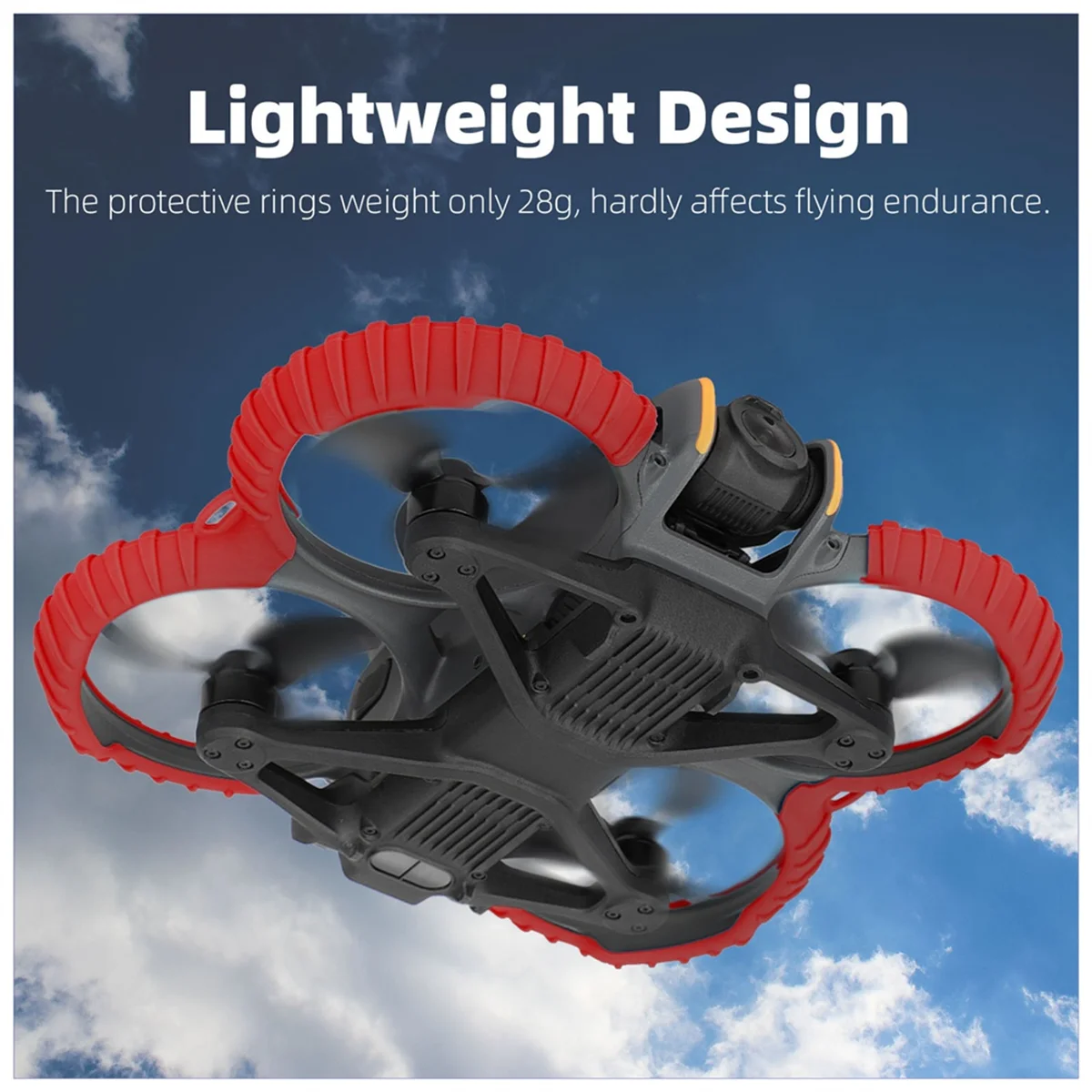 Эффективные защитные кольца бампера SUNNYLIFE для AVATA 2, красные