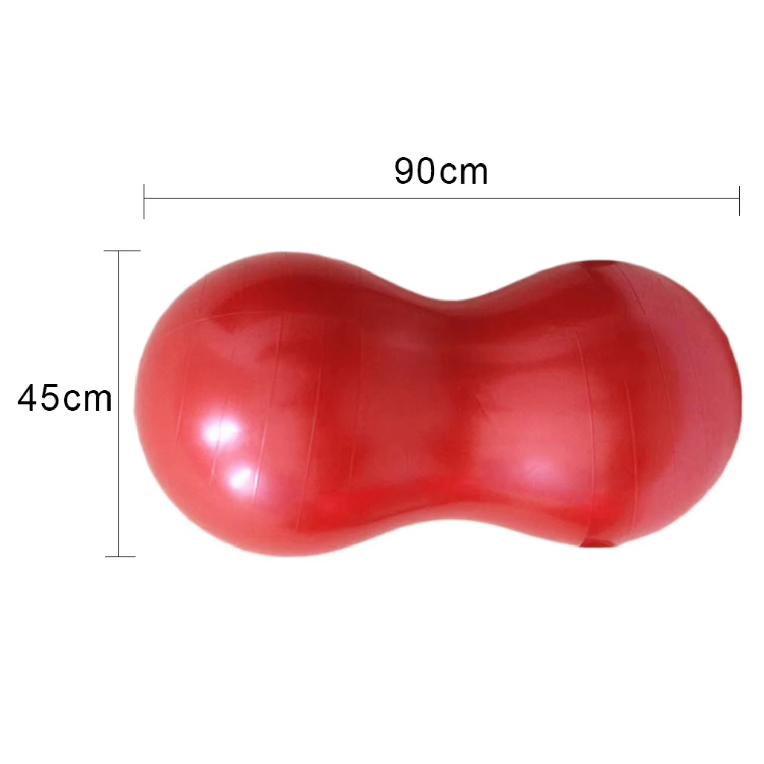 سماكة كبسولة مقاومة للانفجار كرة بيلاتيس تدليك إعادة التأهيل التدريب المسنين اللياقة البدنية اليوغا الفول السوداني مع