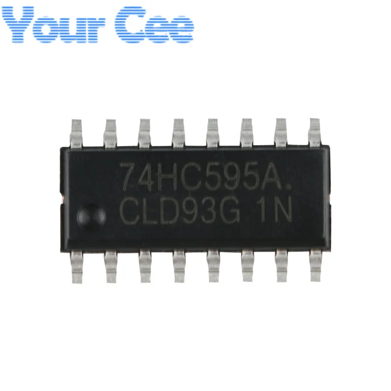 50pcs 74HC595A 74HC595 SOIC-16 Display Driver IC Logic Chip SMD