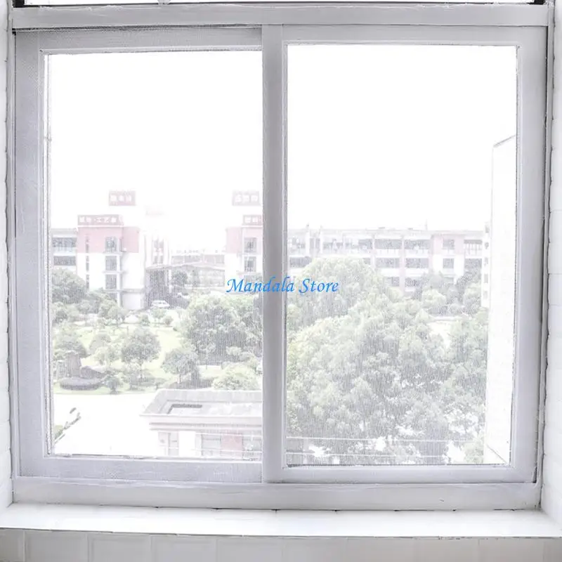 

U2JC 12/24Pcs Window Screen Mesh Sticker for Home Apartment Office Easy Installation