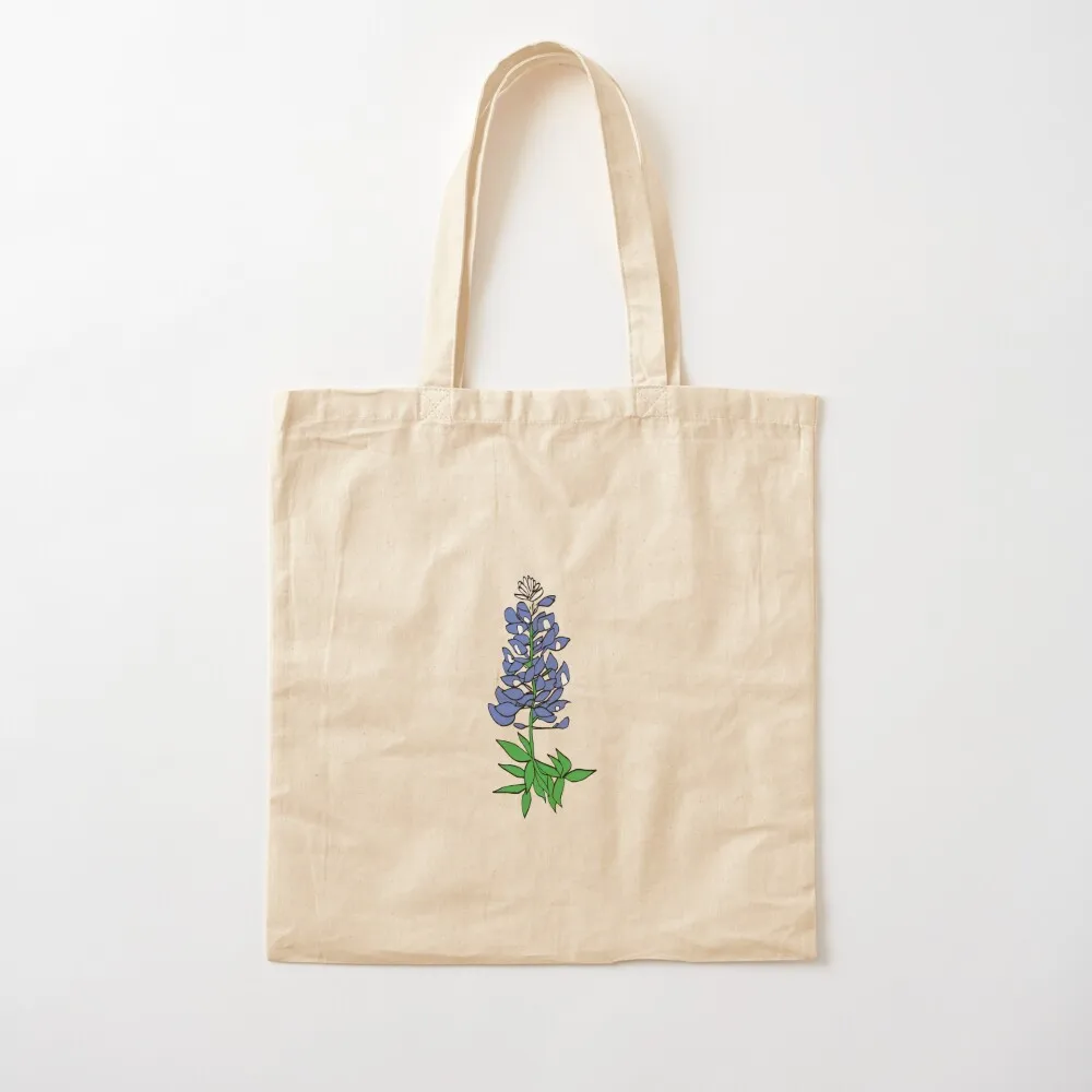 

Bluebonnet Tote Bag large tote cloth woman custom Canvas