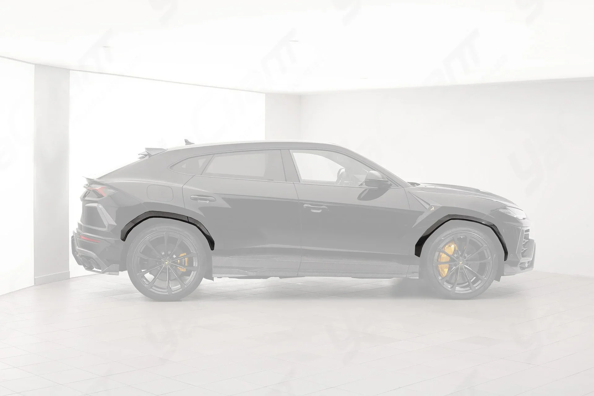 

Аксессуары для автомобилей: карбоновые накладки на крылья в стиле URUS TC, подходят для Lamborghini 2018-2022, комплект для тюнинга кузова, передние и задние накладки на крылья.