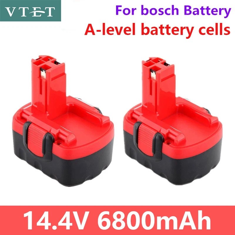 Bosch Battery\'s new 14.4V 6800mAh rechargeable  A-class battery BAT038 BAT040 BAT140 BAT159 BAT041 3660K supports fast charging